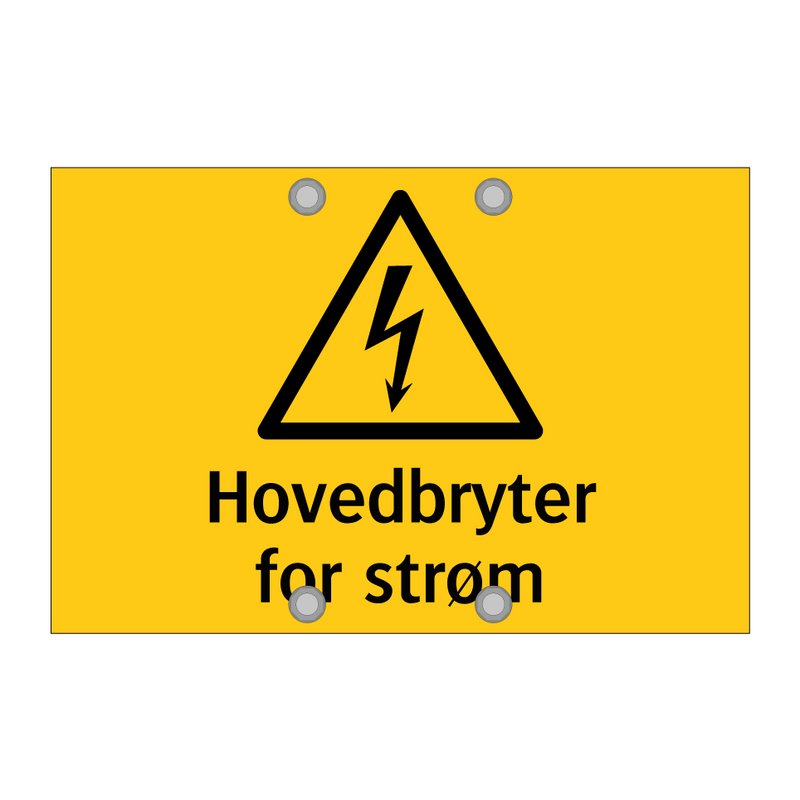 Hovedbryter for strøm & Hovedbryter for strøm & Hovedbryter for strøm & Hovedbryter for strøm