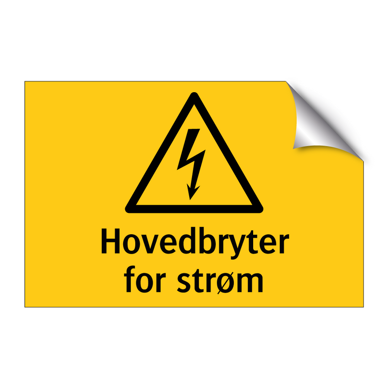 Hovedbryter for strøm & Hovedbryter for strøm & Hovedbryter for strøm & Hovedbryter for strøm