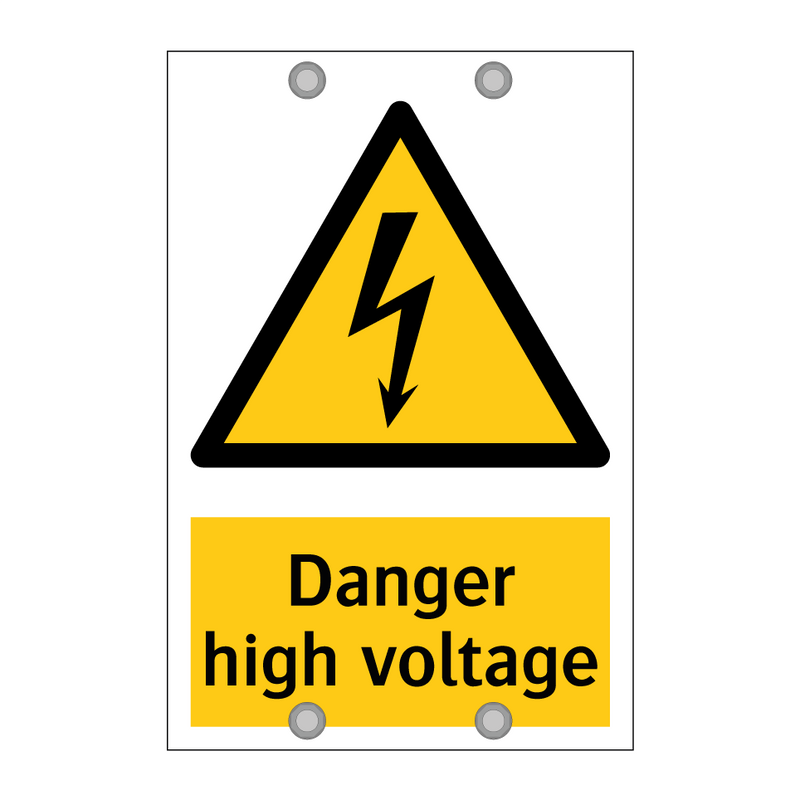 Danger High voltage & Danger High voltage & Danger High voltage & Danger High voltage