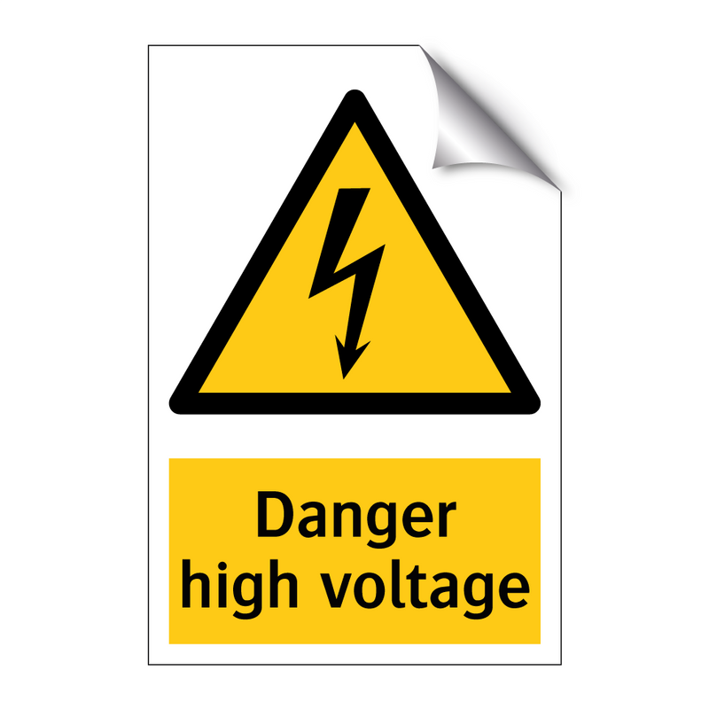 Danger High voltage & Danger High voltage & Danger High voltage & Danger High voltage