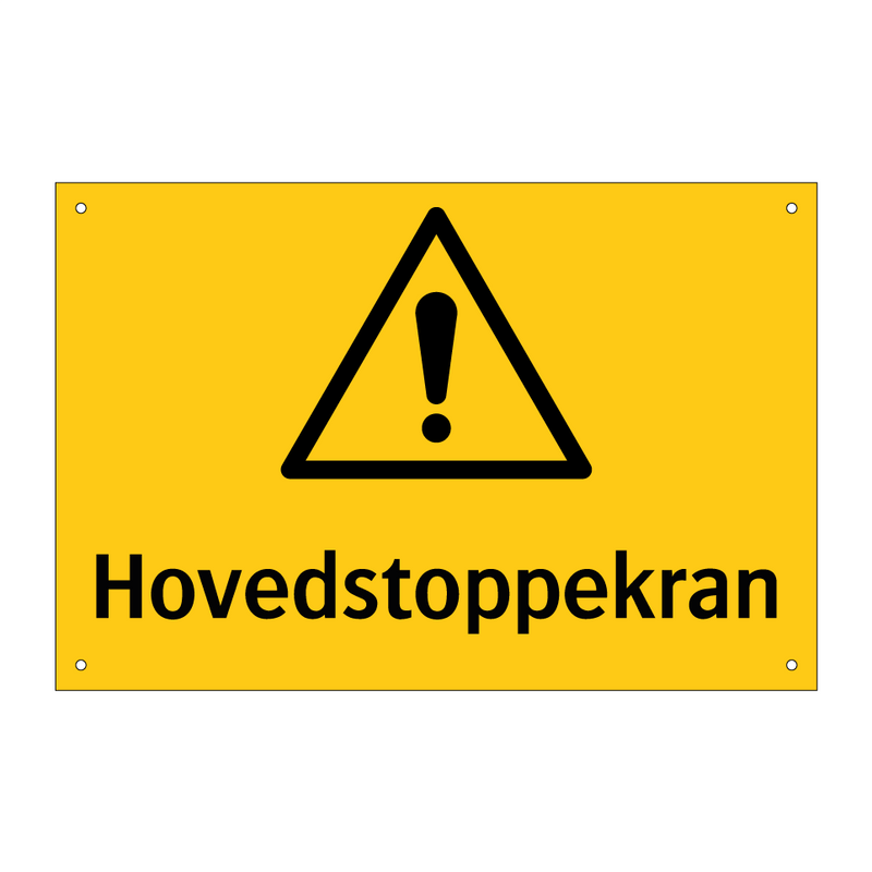 Hovedstoppekran & Hovedstoppekran & Hovedstoppekran & Hovedstoppekran & Hovedstoppekran