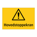 Hovedstoppekran