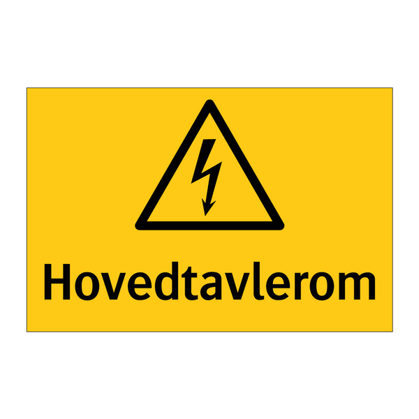 Hovedtavlerom