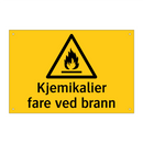 Kjemikalier Fare ved Brann