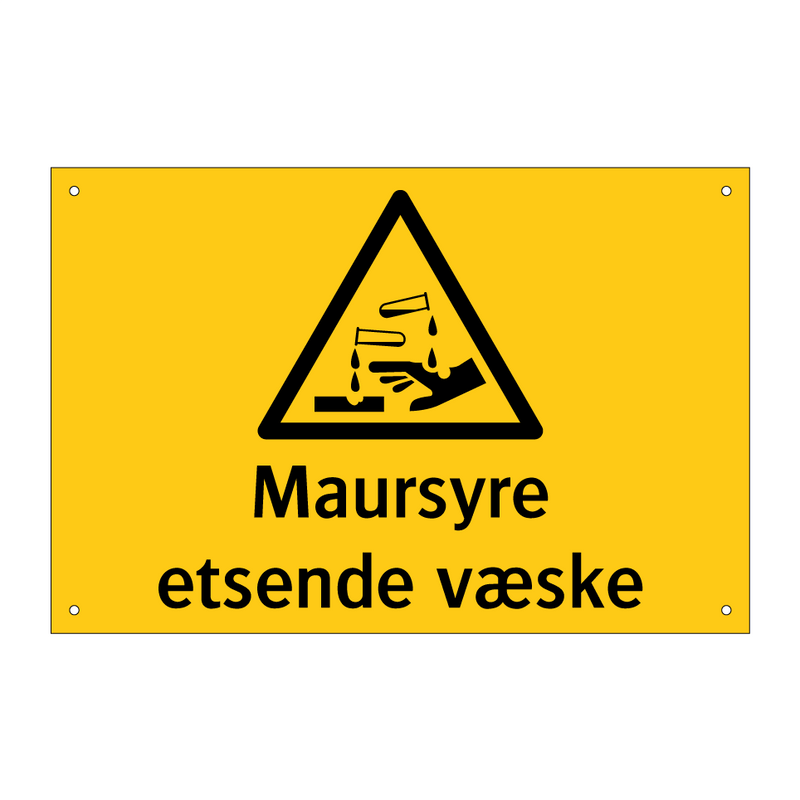 Maursyre etsende væske & Maursyre etsende væske & Maursyre etsende væske