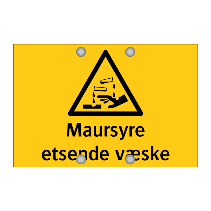 Maursyre etsende væske & Maursyre etsende væske & Maursyre etsende væske