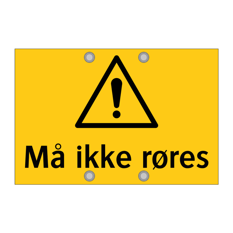 Må ikke røres & Må ikke røres & Må ikke røres & Må ikke røres & Må ikke røres