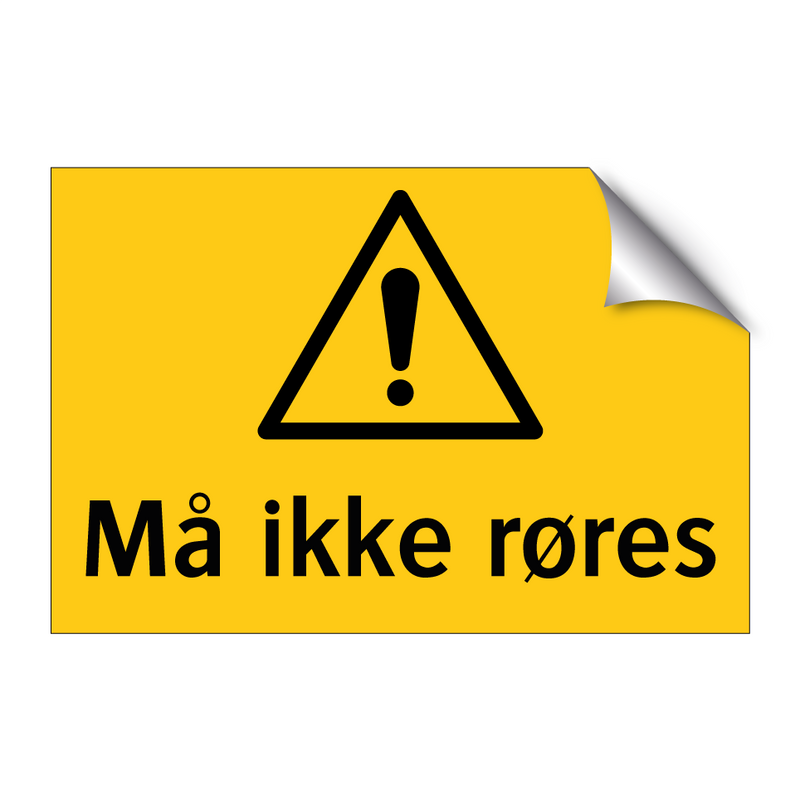 Må ikke røres & Må ikke røres & Må ikke røres & Må ikke røres & Må ikke røres
