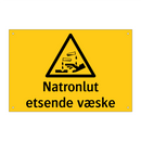 Natronlut etsende væske