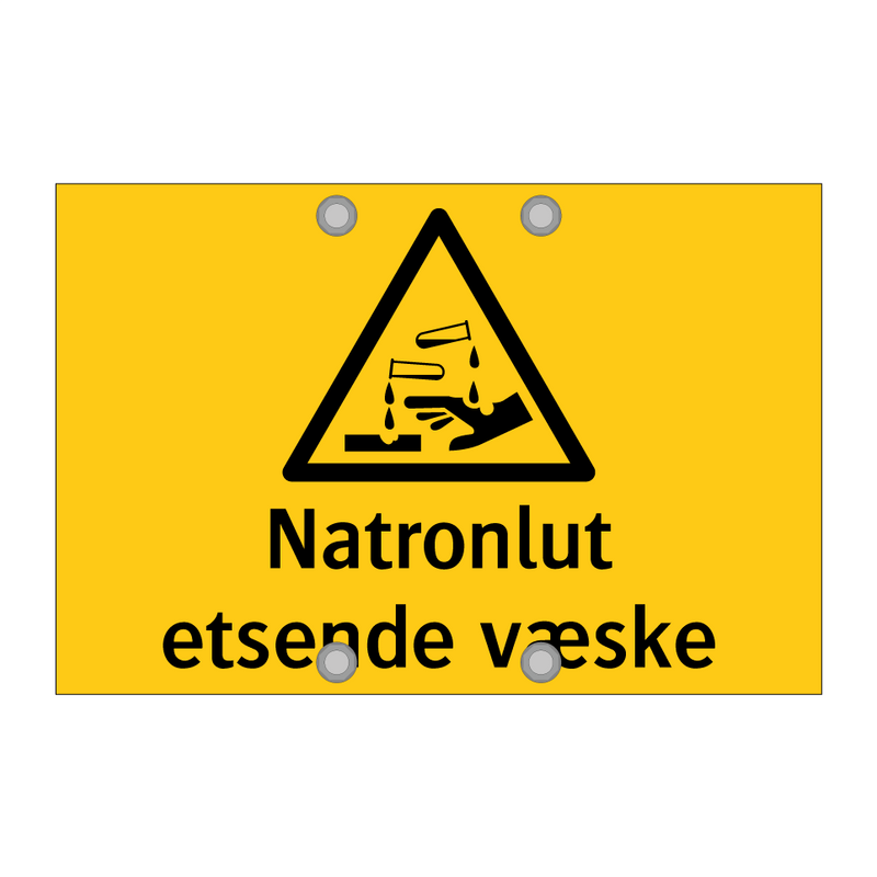 Natronlut etsende væske & Natronlut etsende væske & Natronlut etsende væske