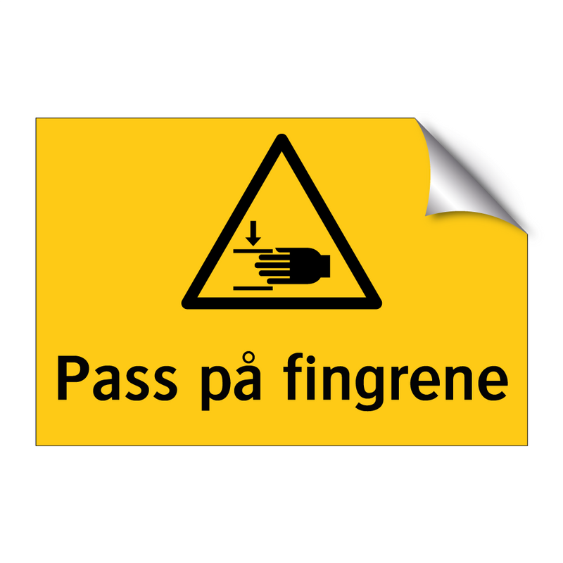 Pass på fingrene & Pass på fingrene & Pass på fingrene & Pass på fingrene & Pass på fingrene