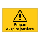 Propan eksplosjonsfare