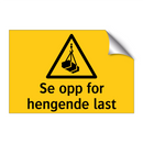 Se opp for hengende last