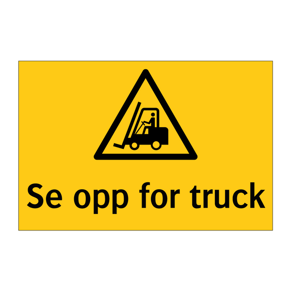 Se opp for truck