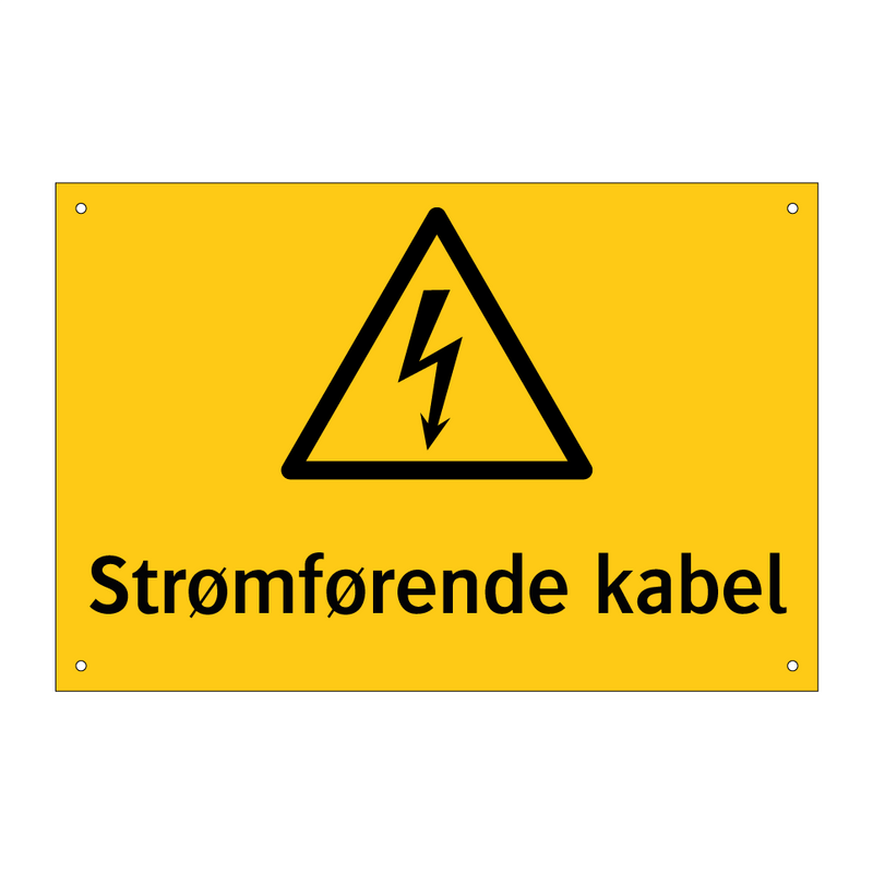 Strømførende kabel & Strømførende kabel & Strømførende kabel & Strømførende kabel