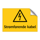 Strømførende kabel