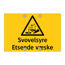 Svovelsyre etsende væske