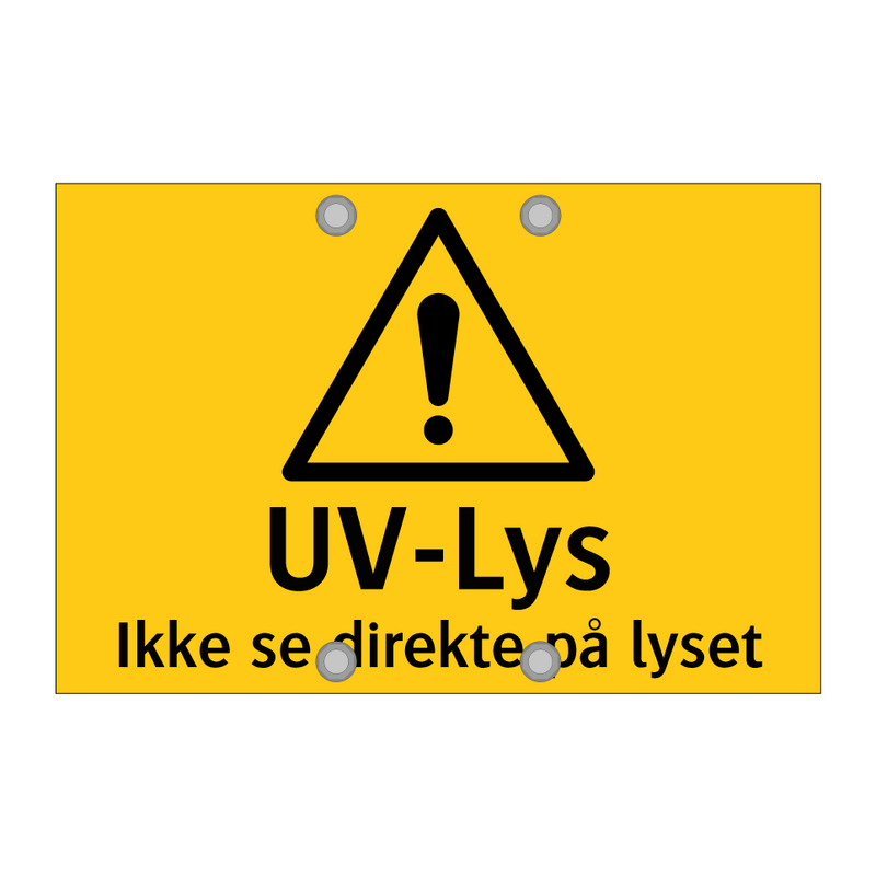 UV-lus ikke se direkte på lyset & UV-lus ikke se direkte på lyset