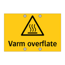 Varm overflate