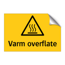 Varm overflate