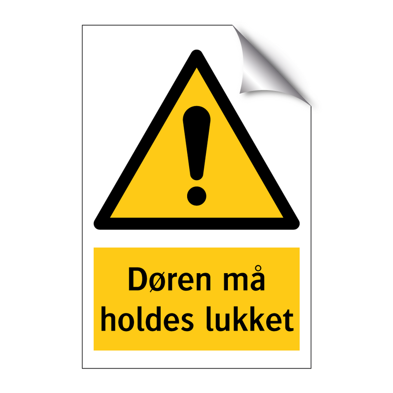 Døren må holdes lukket & Døren må holdes lukket & Døren må holdes lukket