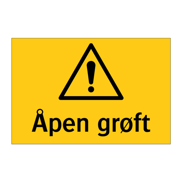 Åpen grøft