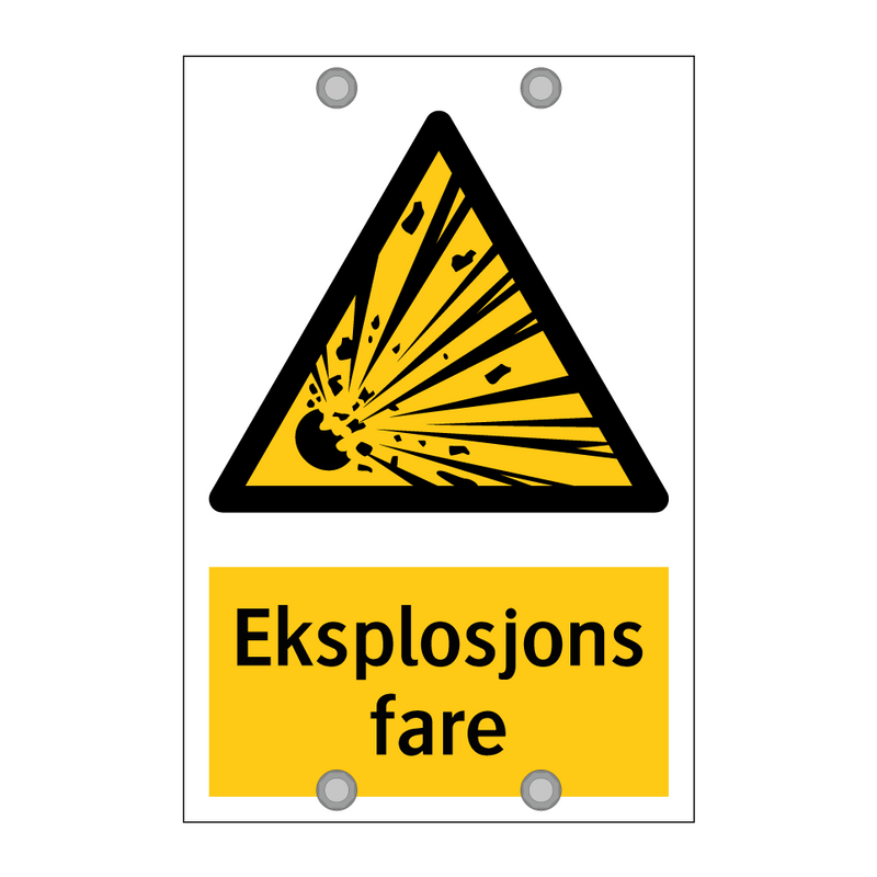 Eksplosjons fare