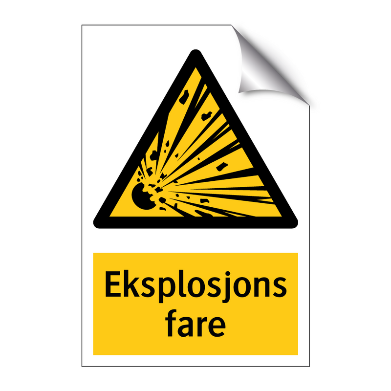Eksplosjons fare