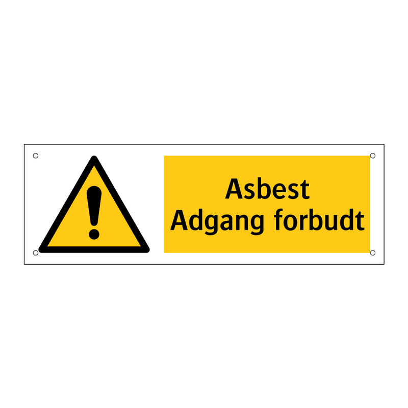 Asbest Adgang forbudt & Asbest Adgang forbudt & Asbest Adgang forbudt & Asbest Adgang forbudt