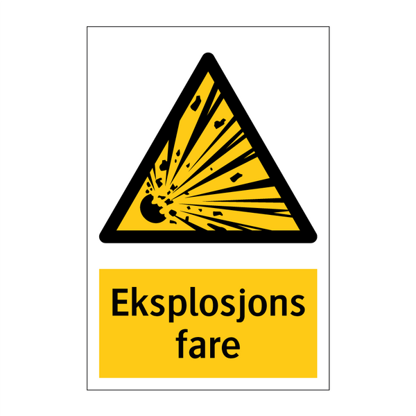 Eksplosjons fare