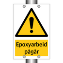 Epoxyarbeid pågår