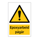Epoxyarbeid pågår