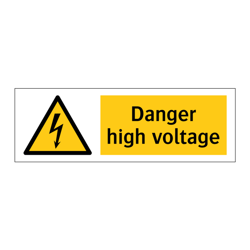 Danger High voltage & Danger High voltage & Danger High voltage & Danger High voltage