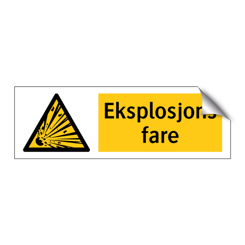 Eksplosjons fare