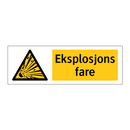 Eksplosjons fare