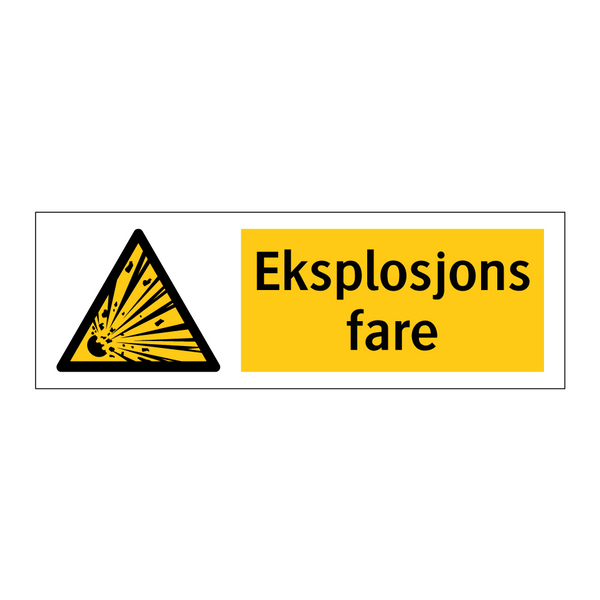 Eksplosjons fare