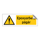 Epoxyarbeid pågår