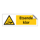 Etsende klor
