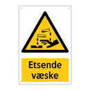 Etsende væske