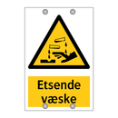 Etsende væske