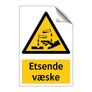 Etsende væske