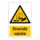 Etsende væske