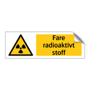 Fare radioaktivt stoff