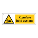 Klemfare Hold avstand