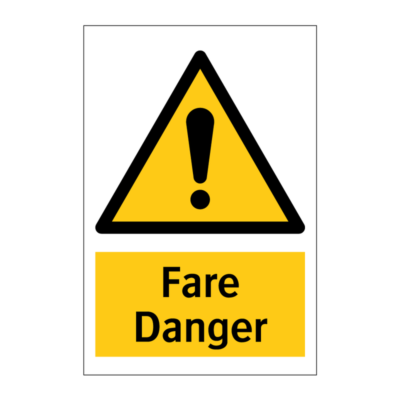 Fare Danger & Fare Danger & Fare Danger & Fare Danger & Fare Danger & Fare Danger & Fare Danger