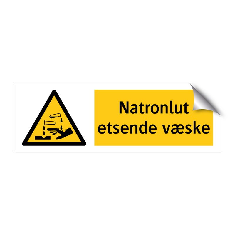 Natronlut etsende væske & Natronlut etsende væske & Natronlut etsende væske