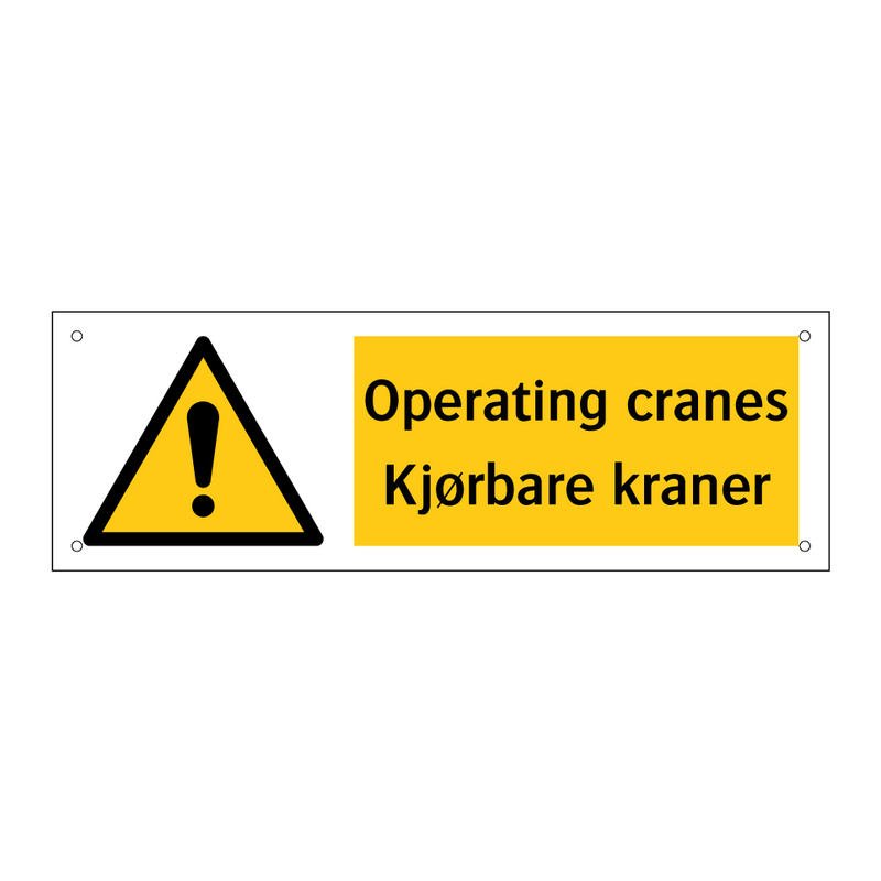Operating cranes Kjørbare kraner & Operating cranes Kjørbare kraner