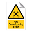 Fare Droneflyvning pågår