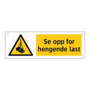 Se opp for hengende last