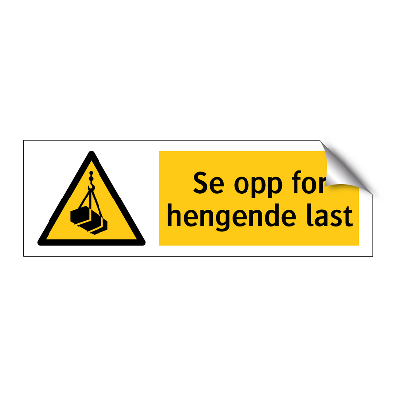 Se opp for hengende last
